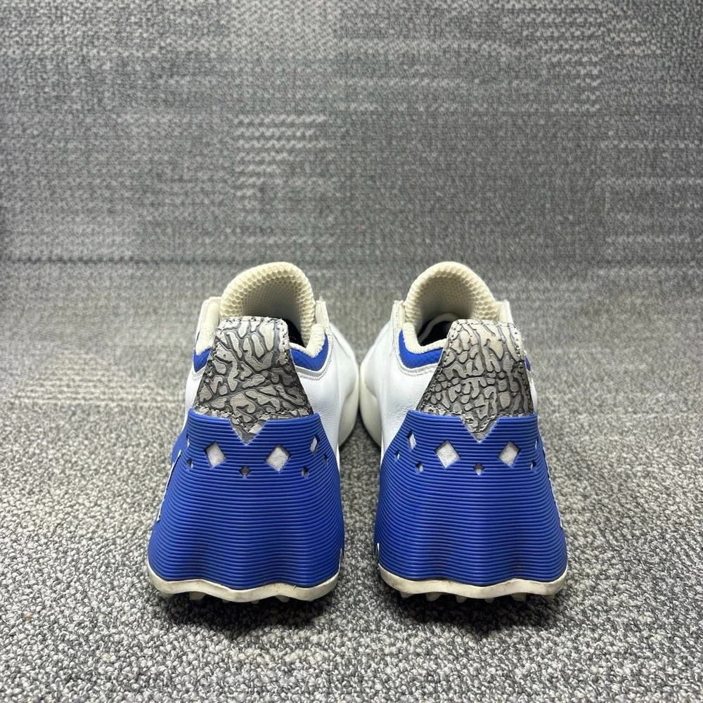 Nike Air Jordan ADG 2 Golf Shoes White Racer Blue Cement CT7812-101 Mens Sz 11.5